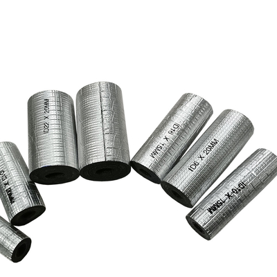 Duurzame polyolefine thermische isolatie XPE schuimpijp Fabrieksprijs Aluminium schild laminaat Brandbestendige XLPE schuim buis