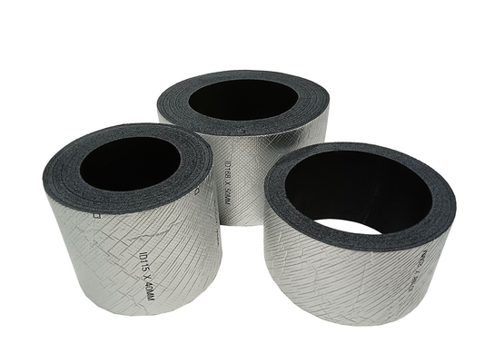 Duurzame polyolefine thermische isolatie XPE schuimpijp Fabrieksprijs Aluminium schild laminaat Brandbestendige XLPE schuim buis