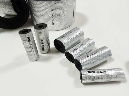 Duurzame polyolefine thermische isolatie XPE schuimpijp Fabrieksprijs Aluminium schild laminaat Brandbestendige XLPE schuim buis