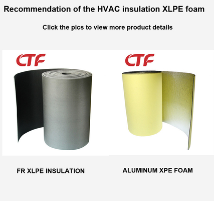 HVAC DUCT Xlpe Isolatiefabrikant Xlpe Isolatieleverancier Xlpe Foam Sheets Fabrikant PE Foam Sheets Leverancier