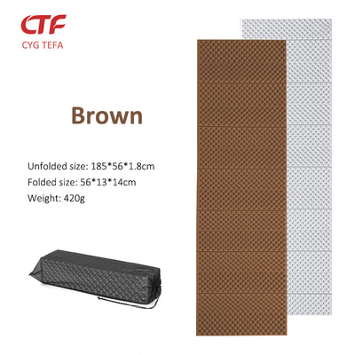 Blijf overal comfortabel lichtgewicht en duurzaam Aluminium film XPE IXPE Foam Sleeping Mat Camping Pad