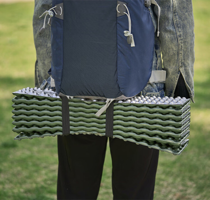 Draagbare schuim slaapkussing, volle lengte accordeon slaapmat voor kamperen en wandelen, lichtgewicht, zacht compact kussen