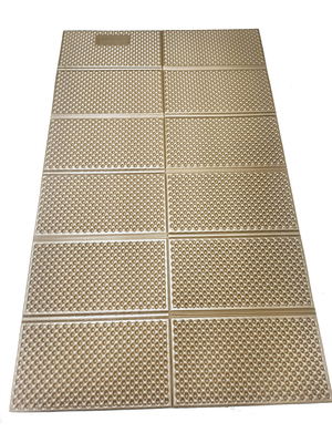 Groothandel Dubbelvouwbare slaapmatten Witte aluminium film gesloten cel IXPE XPE schuim slaappad voor waterdicht kamperen 2 personen