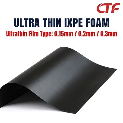 0.15mm 0.2mm 0.3mm Dun IXPE schuimrollen Gum backed waterdicht isolatiemateriaal voor tapes en elektronische toepassingen