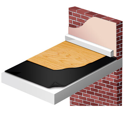 IXPE Foam Floor Underlayment Klank-absorberend vochtbestendig kussen voor PVC SPC Vinyl vloer Ideaal voor appartementen Hotels en ziekenhuis renovatie