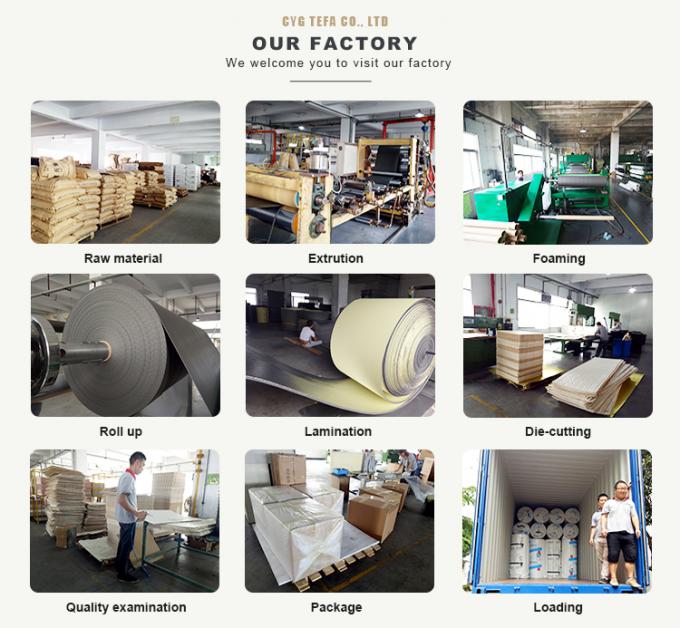 Geclosed Cell Fysiek gekoppelde isolatie van polyolefin schuim 7