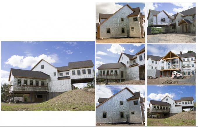 Door elkaar gekoppeld gesloten cel polyolefin schuim XPE / IXPE thermische isolatie plaat voor de bouw en HVAC 5